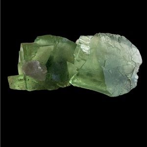 Natural green apple color Fluorite Crystal